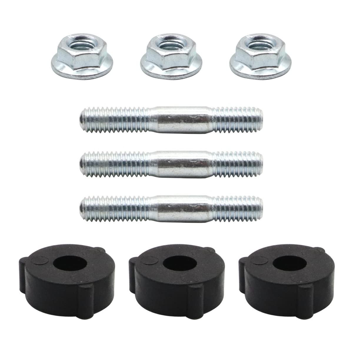 Fuel Rail Hardware Kit For Honda Acura B D Series Civic Integra Includes 3 Spacers Threaded Studs And Nuts