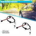 X Autohaux 2pcs 98761267601 Rear Brake Pad Electronic Wear Sensor For Porsche Cayman 2006-2012 Boxster 2005-2012
