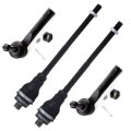 4pc Front Inner And Outer Tie Rod End Es3488 Es3493t For Cadillac Escalade 2002 2006 Chevrolet Silverado Tahoe Suburban 