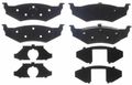 Sgd641m Service Grade Semi-metallic Disc Brake Pad Set For Rear Position High Performance Braking With Minimal Noise And 