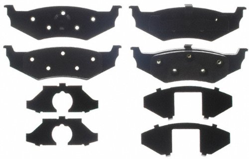 Sgd641m Service Grade Semi-metallic Disc Brake Pad Set For Rear Position High Performance Braking With Minimal Noise And