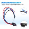 X Autohaux Tail Light Wiring Harness For Mini Cooper F55 F56 F57 Lamp Connector Bulb Socket 63217361305 Wire Plug 6 18 Gauge