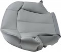 Secosautoparts Passenger Side Bottom Top Lean Back Replacement Leather Seat Cover Gray Compatible With Chevy Silverado 1500