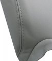 Secosautoparts Passenger Side Bottom Top Lean Back Replacement Leather Seat Cover Gray Compatible With Chevy Silverado 1500