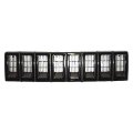 Front Grille For Jeep Grand Cherokee 1993 1994 1995 Black Plastic Ch1200201 5df54mx8 Mlx-she085-99-1-cl360a50 