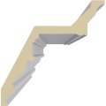 Ekena Millwork Mld07xx10be Bedford Beaded Crown Moulding 7 3 8 H X 7 4 P0 F 94 2 L 1 1 Repeat White 