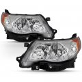 Chrome Housing Oe-style Headlight Headlamp Assembly For 2009-2013 Subaru Forester Halogen Model Driver Passenger Side 