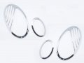 Performance Chrome Headlight Frames For 02-06 Mercedes Benz W211 E Class 2007 Update Look 