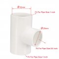 Uxcell Reducing Tee Pvc Pipe Fitting T-shaped Connector 1 X 3 4-inch Slip
