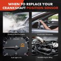 A-premium Engine Crankshaft Position Sensor Compatible With Chevrolet Silverado 1500 2500 3500 Impala Monte Carlo Tahoe Gmc