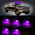 5pcs Smoke Cab Marker Light T10 Pink Led Replacement Fit For 1988-2000 Chevrolet Gmc C K Series 