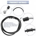 X Autohaux 55 12 Length 10mm Id Motorcycle Hydraulic Brake Line Oil Hose Pipe Stainless Steel Braided Cable For Atv Motocross