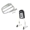Smt-chrome Skull Detachable Sissy Bar Backrest Luggage Rack For H-d Softail Flh B0771jcwfx 