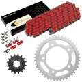 Caltric Red O-ring Drive Chain And Sprockets Compatible With Honda Cbr900rr Fire Blade 1993 1994 1995