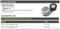 Accessory Serpentine Belt Tensioner Compatible With 2003-2010 Dodge Ram 2500 5 9l 6 7l 6-cylinder Diesel