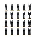 20 Pcs Titanium-coated Oscillating Multitool Blades Metal Cutting Set Universal Saw Multi-purpose Blade Includes 34mm 44mm 68mm