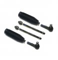 Partsw 6 Pc Steering Kit Inner Outer Tie Rod Ends Rack Pinion Bellows 