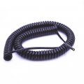 Gathertool 1pc 2-core Spring Telescopic Wire Stretch Spiral Cable 24awg 20awg 17awg 14awg 2 5m Black Power Cord Expandable Size