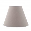 Aspen Creative 32296 Hardback Empire Transitional Spider Lamp Shade Grey Linen Fabric 7 Top X 14 Bottom 11 Slant 