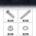 Engine Bolt Kit Set Silver For Small Block Chevy Sbc 283 305 327 350 400 Sb Non-efi
