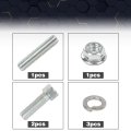 Engine Bolt Kit Set Silver For Small Block Chevy Sbc 283 305 327 350 400 Sb Non-efi