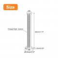 Uxcell M5-0 8 X 45mm 30pcs Flat Round Head Screws 304 Stainless Steel Phillips Drive Machine Hardware Fastener For Furniture