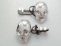 Excellent 2 Pcs Led 3d Skeleton Skull Shape Motorbike Turn Signals Indicators Blinker Amber Light For Honda Kawasaki Yamaha 