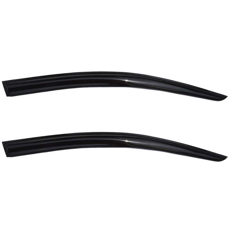 Outside 4 Pieces Black Window Visors Shade Sun Rain Wind Guards Cover Acrylic Replacement For 2008-2017 Lancer