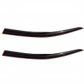 Outside 4 Pieces Black Window Visors Shade Sun Rain Wind Guards Cover Acrylic Replacement For 2008-2017 Lancer