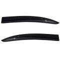 Outside 4 Pieces Black Window Visors Shade Sun Rain Wind Guards Cover Acrylic Replacement For 2008-2017 Lancer