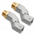 Vkinman 3 4 Npt Fuel Swivel With Roating Connector For Transfer Pump Hose60 Rotating Plane 2 Pcs 3  
