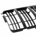 Ch1200243 Factory Style Front Bumper Grill Grille Frame Assembly Compatible With Jeep Liberty 2002-2004 Matte Black