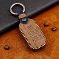 Kunio Car Key Fob Cover Case Fit For Land Rover Range Sport Evoque Protectivechain Leather Key Holder Brown