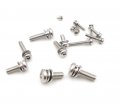 Hvazi M2 5 M3 M4 M5 M6 Stainless Steel Phillips Pan Head Screws Combine With Spring Washer And Plain Washers Assortment Kit 