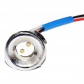 White Lron Porcelain Lamp Holder Ba20d Bulb Light Halogen Atv Scooter Headlights