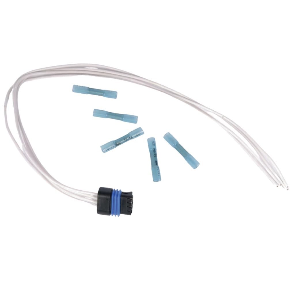 Pigtail Connector For Gmc C2500 C3500 1990 To 2000 Replacement 13587171 Black Pressure Contact Terminal Male 17 71 In Wire