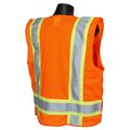 Radians Sv46o3x Class 2 Breakaway Survey Safety Vests Two Tone Orange 3 Extra Large 