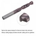 Uxcell Carbide Twist Drill Bits 4 5mm Din K45 Tungsten Altisin Coated Jobber Straight Shank Drilling Cutter For Stainless Steel