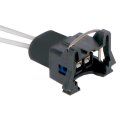Cadillac Deville 1992 1993 Multi-purpose Pigtail Blade Terminal 2 Wire Male 18 Gauge Measurement Square Shape 