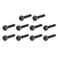 M2x8mm Alloy Steel Hex Bolt Socket Head Cap Machine Screws Black 50pcs 