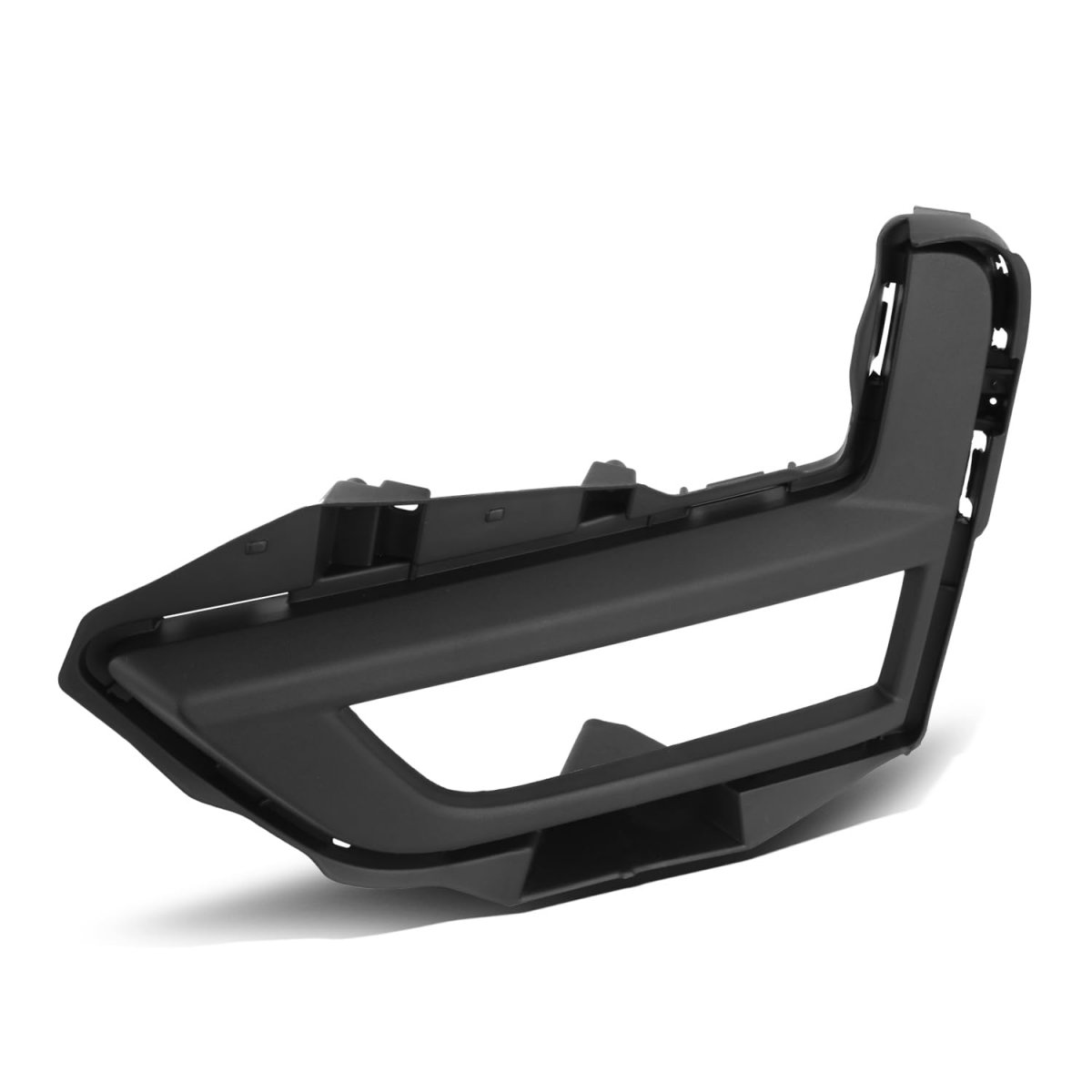 Ni1038149 Front Fog Light Bezel Compatible With Nissan Rogue 2017-2020 Driver Left Side Smooth Chrome Black