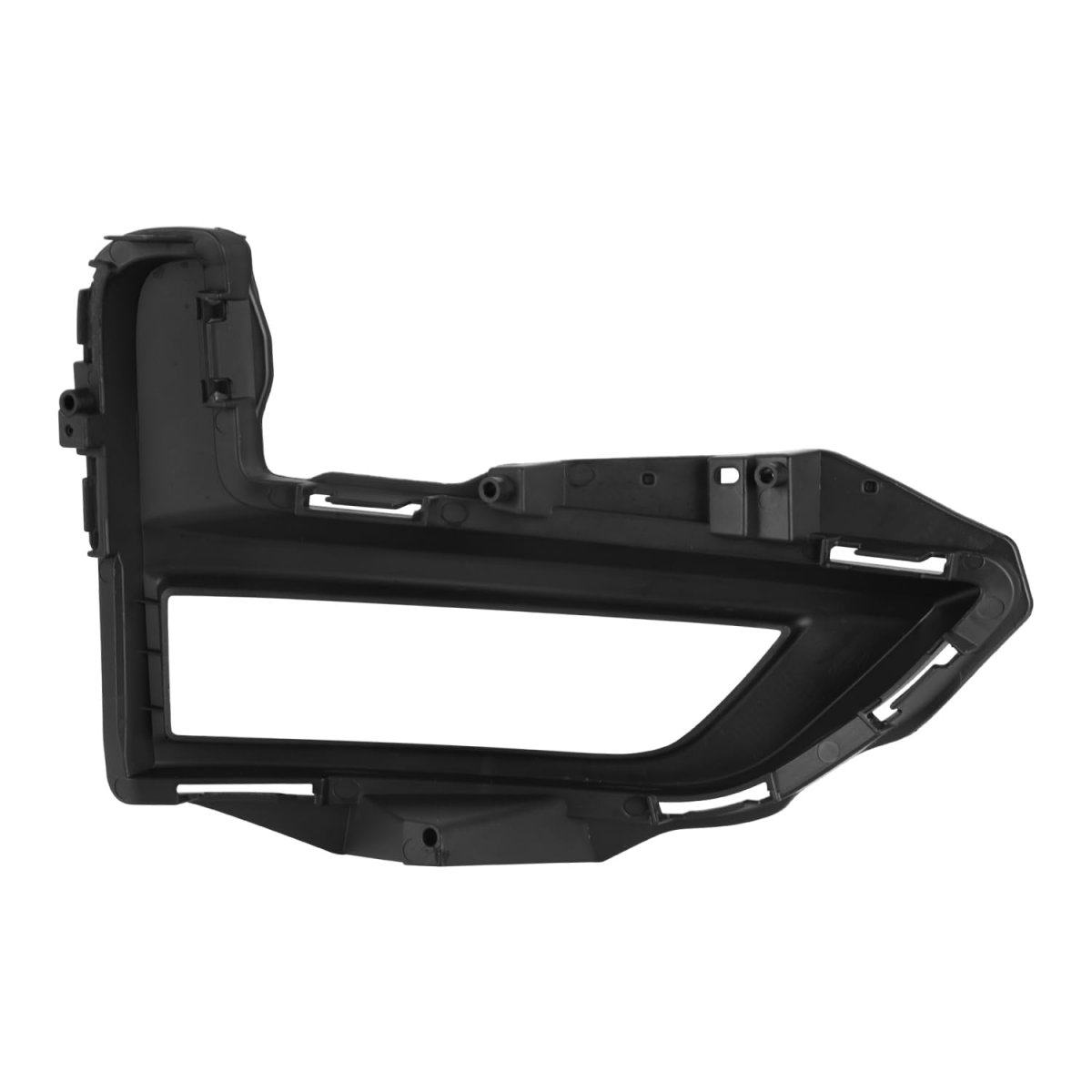 Ni1038149 Front Fog Light Bezel Compatible With Nissan Rogue 2017-2020 Driver Left Side Smooth Chrome Black