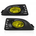 Jdm Yellow Oe-style Front Fog Light Driving Lamp Assembly For 2005-2006 Acura Rsx Bezel Universal Wiring Included Driver 