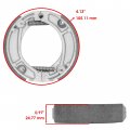 Caltric Rear Brake Shoes Compatible With Honda Cr80r Cr 80r 1982 Dirt Bike New
