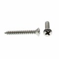 Prime-line Sheet Metal Screw Self-tapping Oval Head Phillips 6 X 1 In Grade 18-8 Stainless Steel Pack Of 25