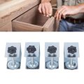 Drawer Front Installation Clamp Easy Adjustment Fixing Clip Woodworking Mounting