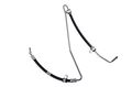 3403231 Power Steering Pressure Line Hose Assembly High Grade Steel With Zinc Coating Reinforced Rubber 8700 Psi Burst 31 5 In