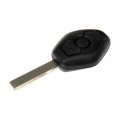 Keyless Entry Transmitter Cover For Bmw 325xi 330i 2001 2002 2003 2004 2005 Black Plastic Rubber Metal 3 Buttons Replaces 