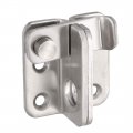 Uxcell Flip Door Latch 201 Stainless Steel 45x40mm Gate Left Open Hasp Slide Lock With Padlock Hole Silver Tone 2 Pcs