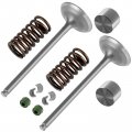Caltric 2x Exhaust Valve Kit Compatible With Suzuki King Quad 750 Lta750x 4x4 2008-2009 2011-2022